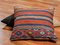 Striped Wool Outdoor Kilim Pillow Cover by Zencef 6