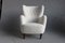 Mid-Century Danish Wingback Armchair, 1940s, Image 1