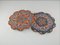 Posavasos turcos vintage de cerámica, años 70. Juego de 2, Imagen 2