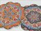Posavasos turcos vintage de cerámica, años 70. Juego de 2, Imagen 3