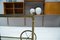 French Brass & Smoked Glass Serving Bar Cart, 1950s, Image 7