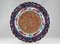 Bandeja turca de cerámica multicolor hecha a mano, años 70, Imagen 1