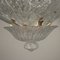 Lámpara de araña italiana vintage de cristal de Murano de Barovier & Toso, años 60, Imagen 5