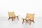 Vintage Danish Cane Lounge Chairs, 1960s, Set of 2 1