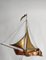 Lámpara de pared escultural en forma de velero grande de Daniël Dhaeseleer, años 70, Imagen 3