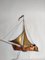 Lámpara de pared escultural en forma de velero grande de Daniël Dhaeseleer, años 70, Imagen 1