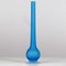 Blau glasierte Vase von Carlo Moretti für Rosenthal Netter, 1950er 3