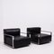 Black Leather St Martin Armchairs by Arik Levy for Baleri, 2008, Set of 2, Image 4