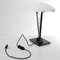 Postmodern Black Metal & Glass Table Lamp, 1980s 7