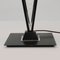 Postmodern Black Metal & Glass Table Lamp, 1980s 10