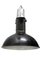 Vintage Industrial Dutch Black Enamel & Cast Aluminum Pendant Light, 1950s, Image 2