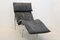 Chaise longue Skye in pelle nera di Tord Björklund per Ikea, anni '70, Immagine 9
