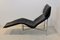 Chaise longue Skye de cuero negro de Tord Björklund para Ikea, años 70, Imagen 7