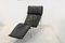 Chaise longue Skye de cuero negro de Tord Björklund para Ikea, años 70, Imagen 4