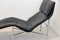 Chaise longue Skye de cuero negro de Tord Björklund para Ikea, años 70, Imagen 3