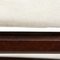 Sillas de comedor italianas Mid-Century de terciopelo blanco y madera, años 50. Juego de 4, Imagen 10