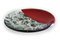 Baccan T30 Red Murano Glass Plate by Stefano Birello for VeVe Glass 2