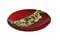 Roter Pope T30 Teller aus Muranoglas von Stefano Birello für VeVe Glass 3