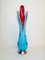 Vintage Murano Glass and Metal Vase, 1970s 1