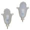 Art Deco Opalescent Glass Sconces, from Ezan, 1930s, Set of 2, Image 1