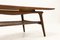 Grande Table Basse en Teck et Rotin, Danemark, 1960s 4