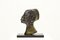 Escultura de mujer africana Mid-Century de latón y bronce, años 50, Imagen 3