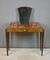 French Art Deco Walnut Veneer Dressing Table, 1940s 9