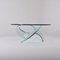 Glass Propeller Table by Knut Hersterberg for Ronald Schmitt, 1960s 4
