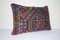 Federa Kilim in lana con motivo geometrico di Vintage Pillow Store Contemporary, Immagine 2