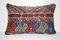Turkish Kilim Pillow Cover with Cicim Patterns 1