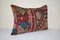 Hand-Made Wool Kilim Lumbar Pillow Cover 2