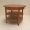 Large Antique Rosewood & Ash Round 3-Tier Pedestal Table, 1910s 1