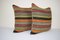 Fundas para almohadas kilim turcas cuadradas de Vintage Pillow Store Contemporary. Juego de 2, Imagen 2