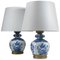 Antique Delft Table Lamps, 1890s, Set of 2, Image 1