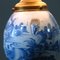 Antike Tischlampe von Royal Delft, 1890er 3