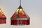 Amsterdam School Stained Glass Pendant Lights, 1930s, Set of 2 4