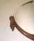 Specchio ovale in legno di faggio intagliato e noce, anni '20, Immagine 4