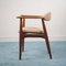 Vintage Scandinavian Wood Desk Chair, 1960s, Image 4