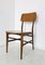 Vintage Scandinavian Wood Desk Chair, 1960s 1