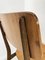 Sedia da scrivania vintage in legno, Scandinavia, anni '60, Immagine 2