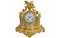Reloj estilo Luis XVI antiguo de bronce dorado, Imagen 1