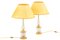 Crystal and Gilt Bronze Table Lamps, 1950s, Set of 2 1