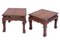 Tavolini in legno laccato, anni '50, set di 2, Immagine 1