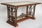 Wrought Iron & Mahogany Console Table, 1950s, Image 2