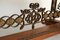 Wrought Iron & Mahogany Console Table, 1950s, Image 7