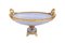 Copa Oval de cristal tallado, años 50, Imagen 1