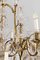 Mid-Century Louis XV Style Brass and Crystal Chandelier from Baccarat, 1950s, Image 6
