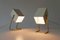 Lámparas de mesa alemanas Mid-Century cúbicas de Kaiser Leuchten, años 60. Juego de 2, Imagen 12