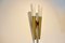 Italian Brass & Opaline Glass Sconces, 1970s, Set of 2 1