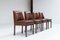 Brown Louise Chairs by Jules Wabbes for Mobilier Universel, 1960s, Set of 4, Image 4